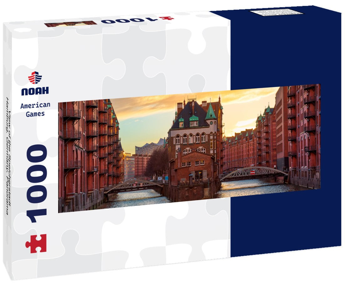 Noah Jigsaw PuzzleView of the Speicherstadt, Hamburg, Germany, Panorama 1000 Pieces