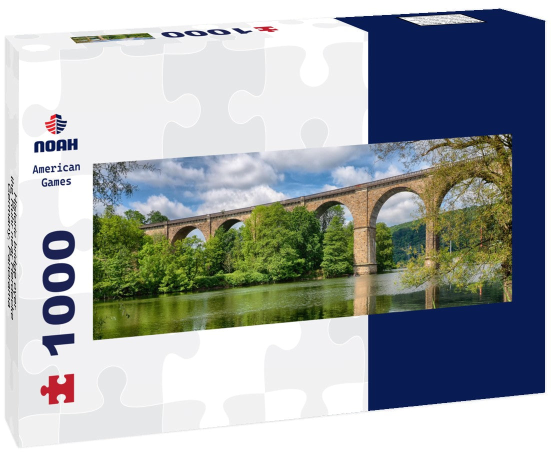 Noah Jigsaw PuzzleHistoric bridge over the Ruhr near Herdecke, Germany, Panorama 1000 Pieces