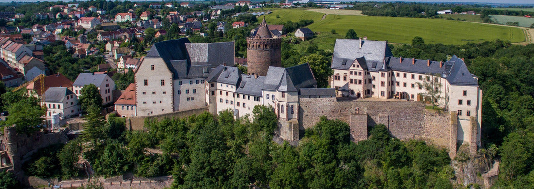 Mildenstein Castle in Leisnig 1000pc Panoramic Puzzle