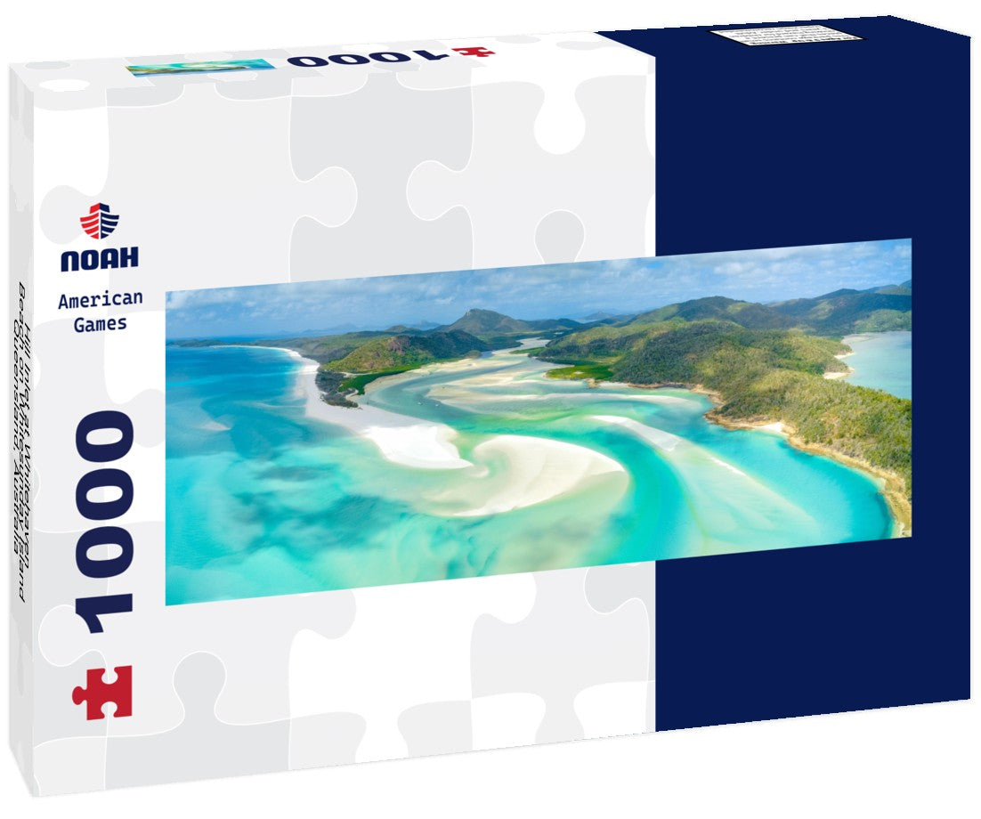 Noah Jigsaw PuzzleHill Inlet at Whitehaven Beach on Whitesunday Island, Queensland, Australia, Panorama 1000 Pieces