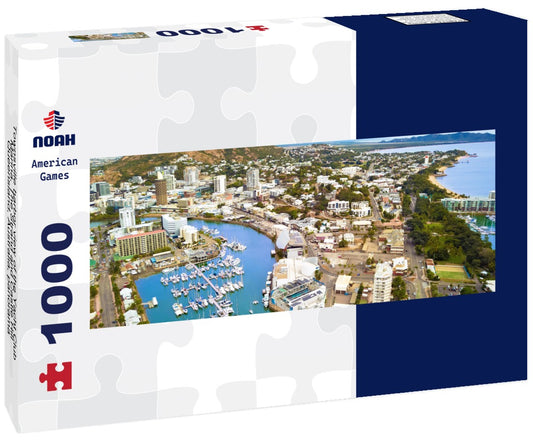 Noah Jigsaw PuzzleTownsville harbor view of the Yacht Club Marina, The Strand and Castle Hill, Queensland, Australia, Panorama 1000 Pieces
