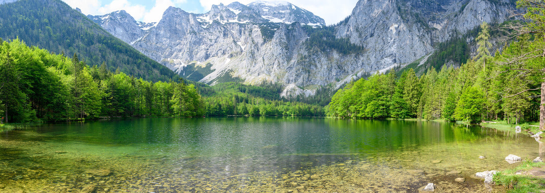 Hinterer Langbathsee in Upper Austria 1000pc Panoramic Puzzle