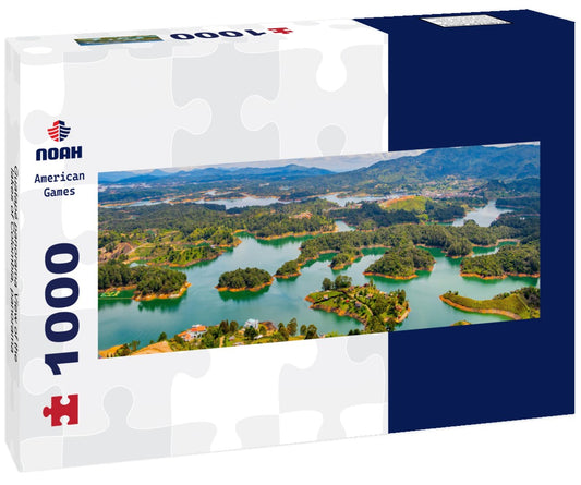 Noah Jigsaw PuzzleGuatapé panorama View of the lakes of Colombia, Panorama 1000 Pieces