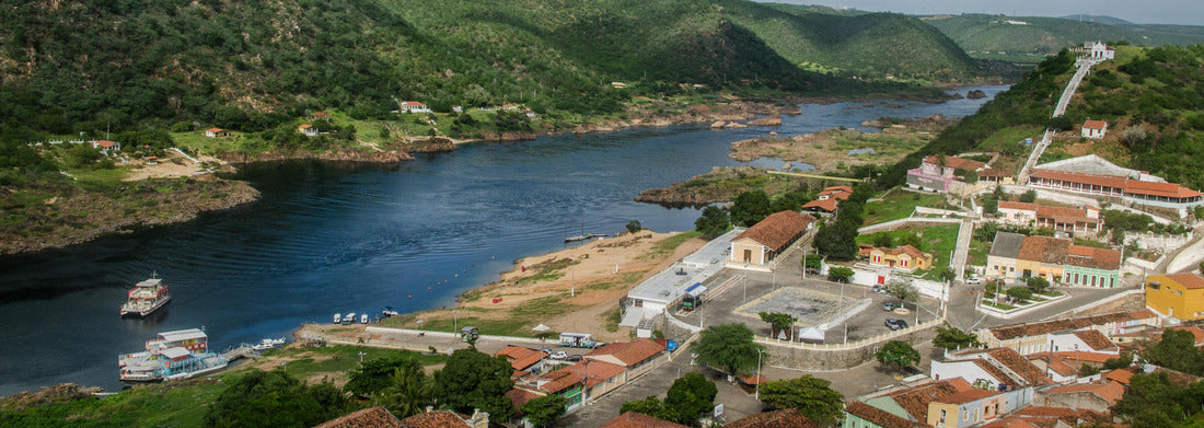Noah Jigsaw PuzzleLandscapes of the city of Piranhas, where the San Francisco River flows. Piranhas, Alagoas, Brazil, Panorama 1000 Pieces