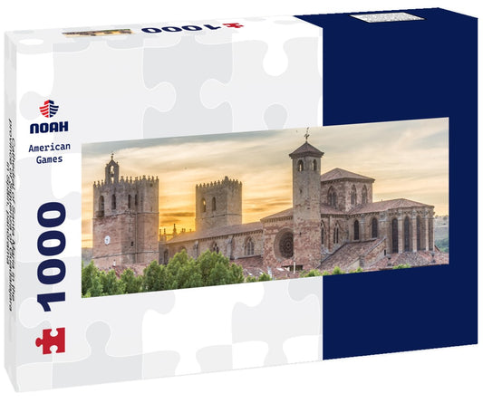 Noah Jigsaw PuzzleCathedral of Santa Maria in the province of Siguenza of Guadalajara in Spain, Panorama 1000 Pieces