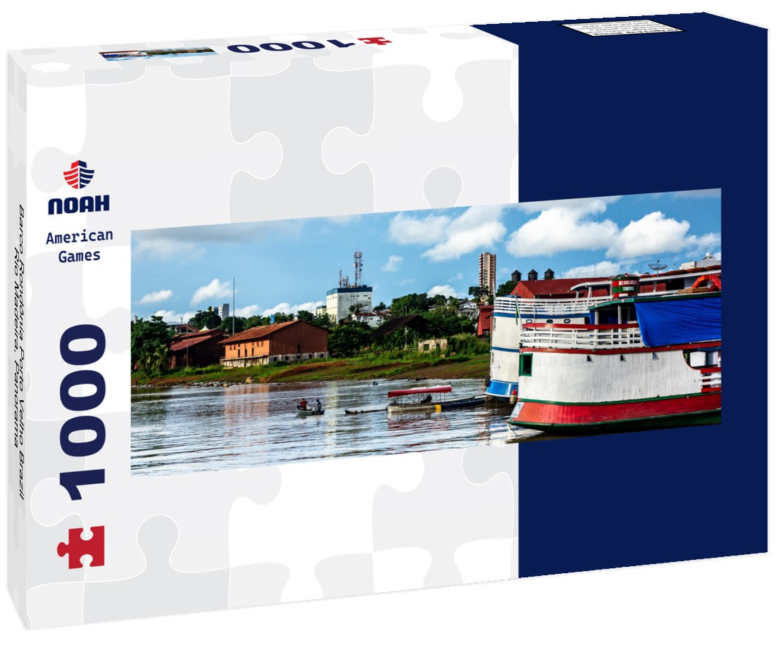 Noah Jigsaw PuzzleBarco Rondônia Porto Velho Brazil Rio Madeira, Panorama 1000 Pieces
