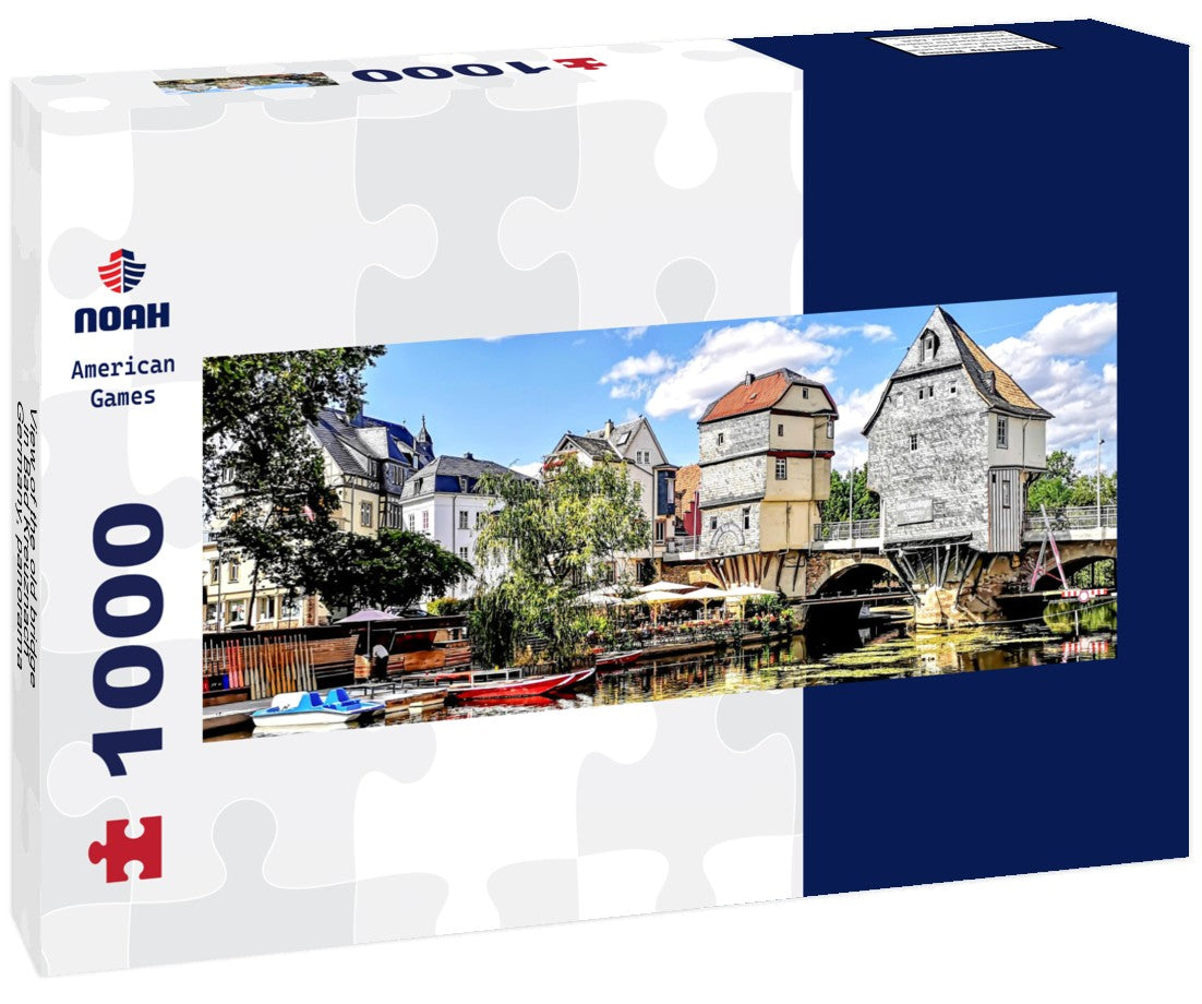 Noah Jigsaw PuzzleView of the old bridge in Bad Kreuznach, Germany, Panorama 1000 Pieces