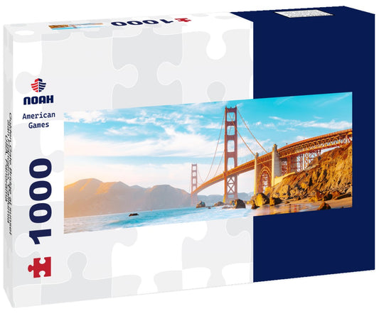 Noah Jigsaw PuzzleGolden Gate Bridge at sunset, San Francisco, California, USA, Panorama 1000 Pieces