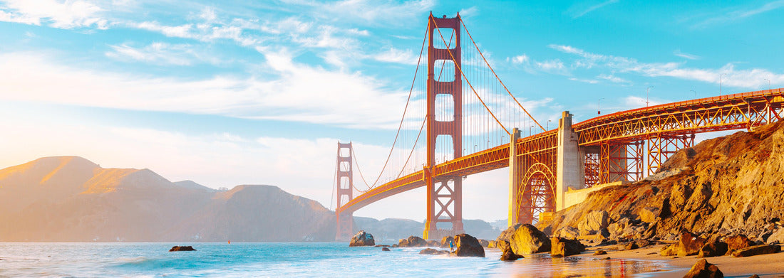 Noah Jigsaw PuzzleGolden Gate Bridge at sunset, San Francisco, California, USA, Panorama 1000 Pieces