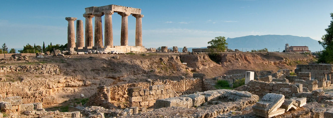 Noah Jigsaw PuzzleTemple of Apollo amidst the ruins of ancient Corinth, Greece, Panorama 1000 Pieces