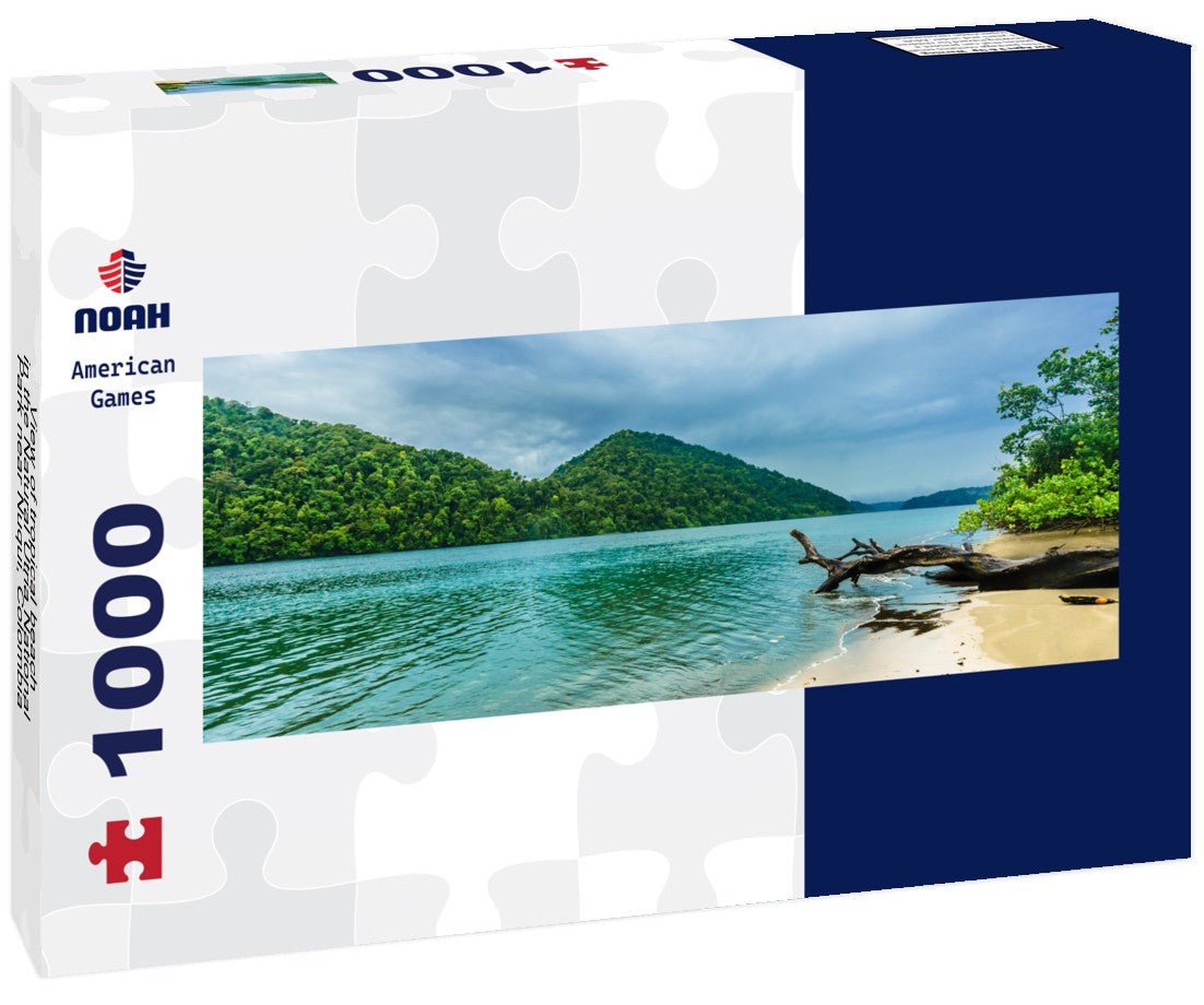 Noah Jigsaw PuzzleView of tropical beach in the Natural Utria National Park near Nuqui, Colombia, Panorama 1000 Pieces