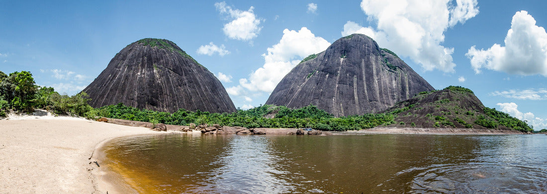 Mavicure Mountains and Inirida River in Guainia Colombia 1000pc Panoramic Puzzle