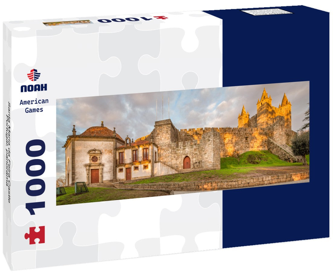 Santa Maria da Feira Castle, Portugal 1000pc Panoramic Puzzle