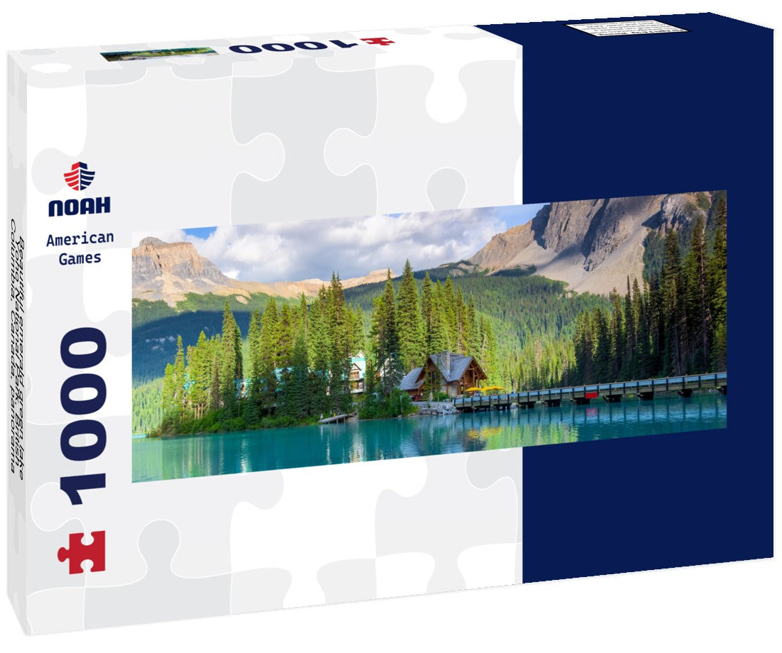 Noah Jigsaw PuzzleBeautiful emerald green lake, Yoho National Park, British Columbia, Canada, Panorama 1000 Pieces
