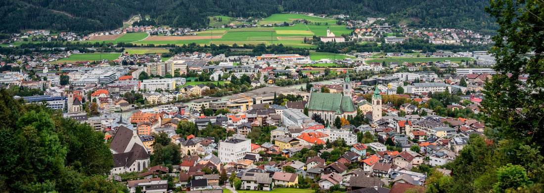Noah Jigsaw PuzzleView of the valley and mountains near Schwaz from above the town, Schwaz, Austria, Panorama 1000 Pieces