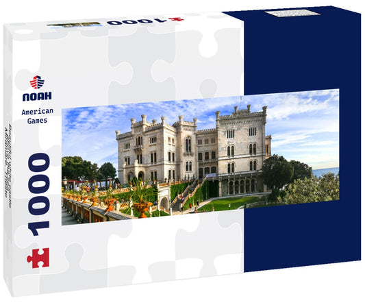 Noah Jigsaw PuzzleBeautiful white castle above the sea - Miramare. Trieste, Northern Italy, Panorama 1000 Pieces