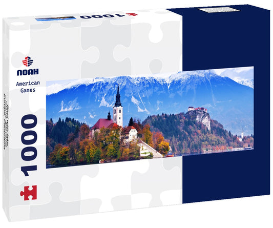 Noah Jigsaw PuzzleBled with lake, island, Slovenia, Europe, Panorama 1000 Pieces