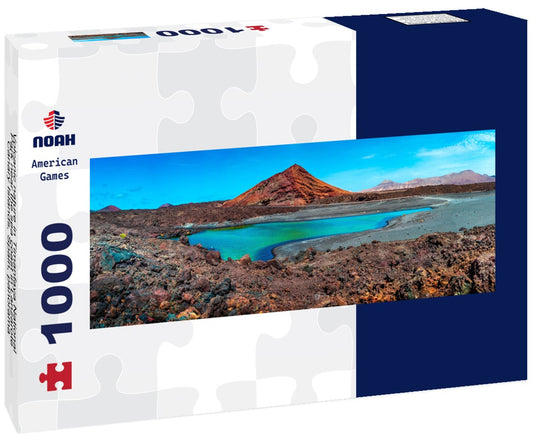 Noah Jigsaw PuzzleVolcanic nature in Timanfaya National Park near the sea coast in Lanzarote, Canary Islands, Spain, Panorama 1000 Pieces