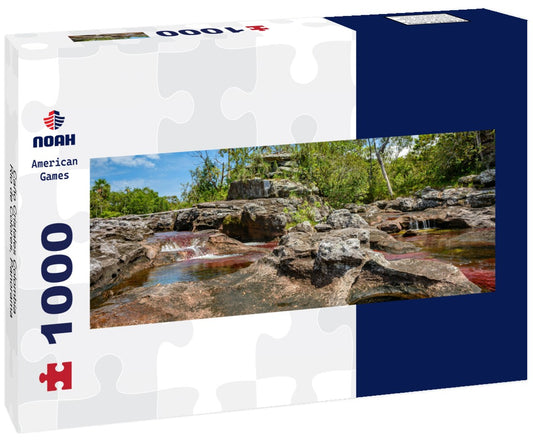 Noah Jigsaw Puzzle Caño Cristales Colombia , Rio de Colores, Panorama 1000 Pieces