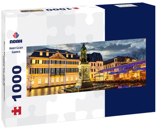 Noah Jigsaw Puzzle Bonn Münsterplatz with Beethoven statue, Panorama 1000 Pieces