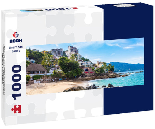 Noah Jigsaw Puzzle Beautiful morning at Conchas Chinas beach, Puerto Vallarta, Mexico, Panorama 1000 Pieces