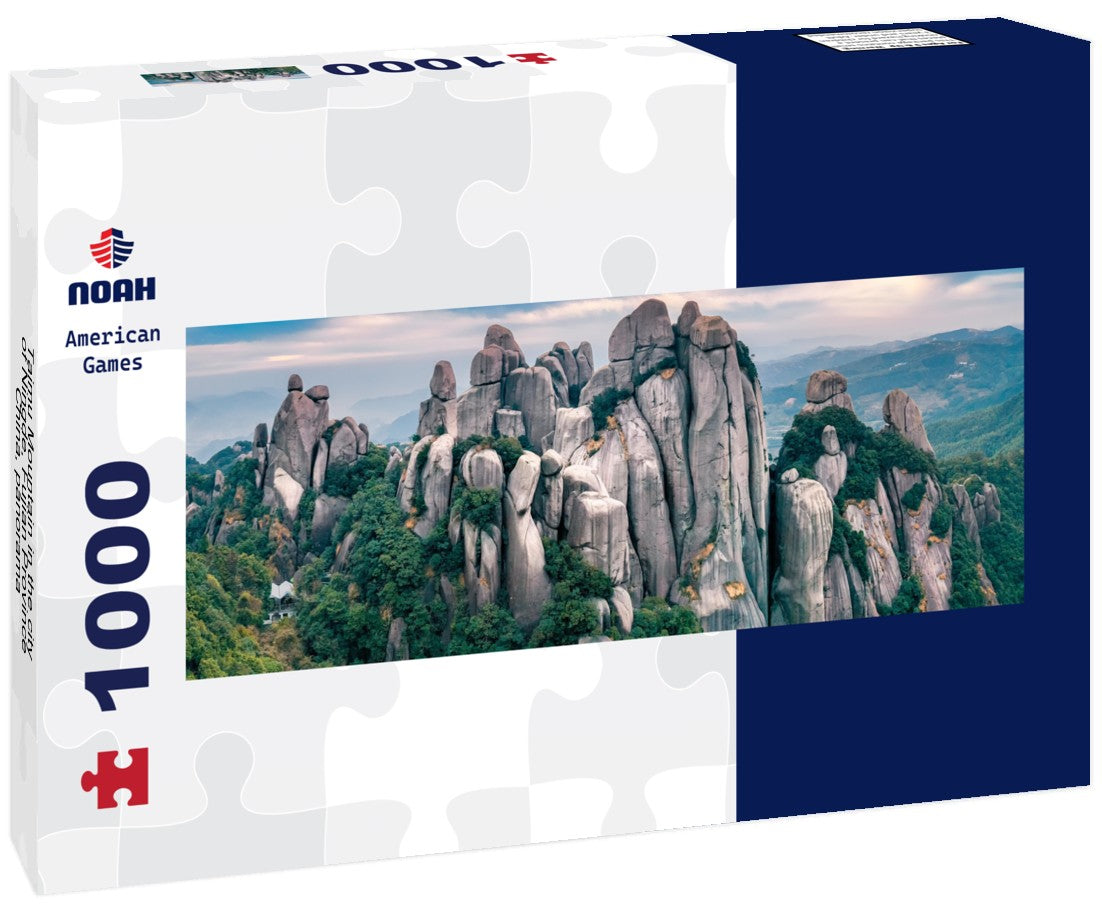 Noah Jigsaw Puzzle Taimu Mountain in the city of Ningde, Fujian Province, China, Panorama 1000 Pieces