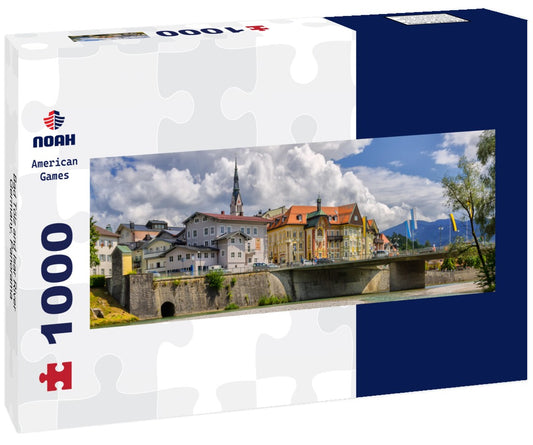 Noah Jigsaw Puzzle Bad Tölz and Isar River Germany, Panorama 1000 Pieces