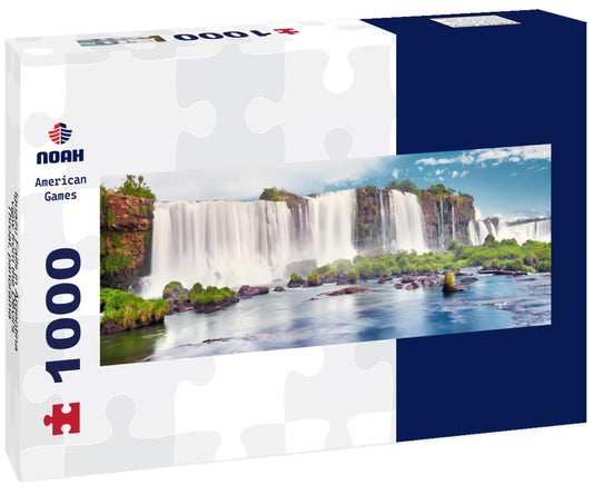 Noah Jigsaw Puzzle Iguazu Falls in Argentina, view from the Devil's Throat, Panorama 1000 Pieces