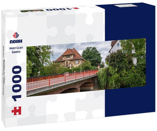 Noah Jigsaw Puzzle Bridge in Ober-Mörlen, Germany, Panorama 1000 Pieces