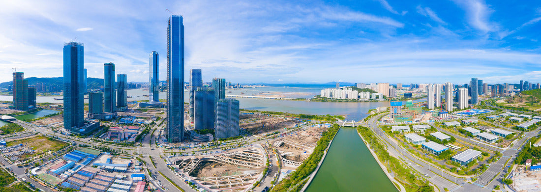 Noah Jigsaw Puzzle Hengqin Free Trade Zone, Zhuhai City, Guangdong, China, Panorama 1000 Pieces