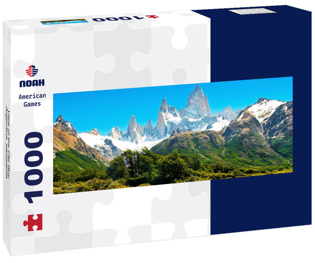 the Fitz Roy, Argentina 1000pc Panoramic Puzzle