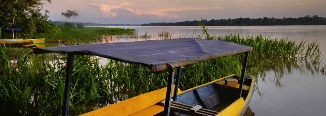 Noah Jigsaw Puzzle Sunset on the Amazon in Mocagua, Amazonas, Colombia, Panorama 1000 Pieces