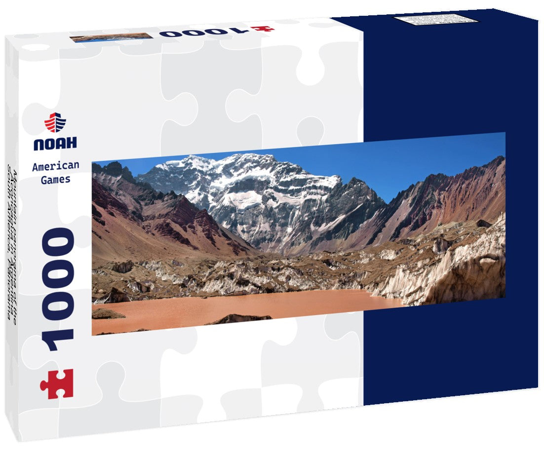 Noah Jigsaw Puzzle Mountain panorama of the Aconcagua in Argentina, South America, Panorama 1000 Pieces