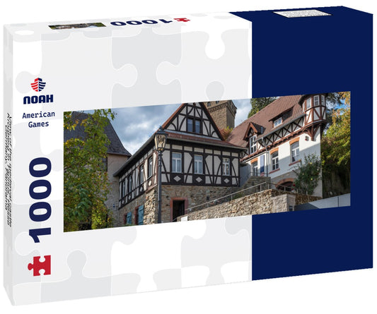 the medieval castle Kronberg in Taunus, Hesse, Germany 1000pc Panoramic Puzzle