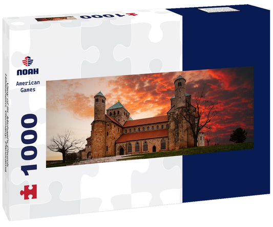 Noah Jigsaw Puzzle View of St. Michael's Church, Hildesheim, Germany, Panorama 1000 Pieces