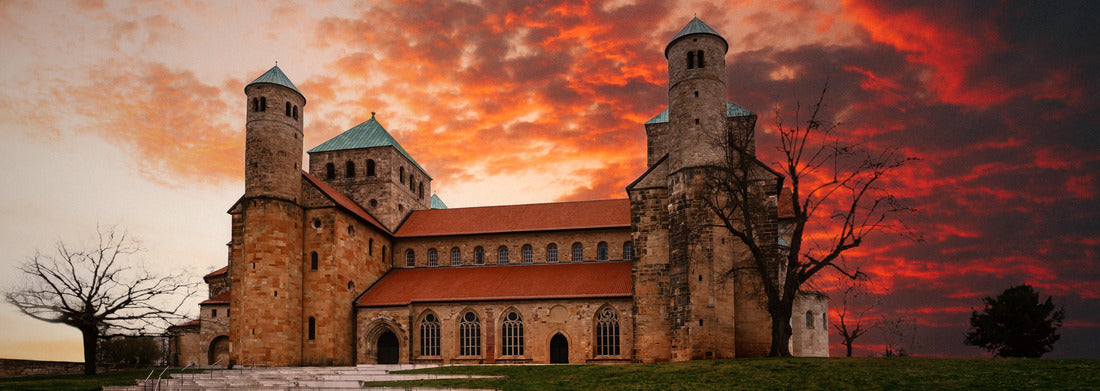 Noah Jigsaw Puzzle View of St. Michael's Church, Hildesheim, Germany, Panorama 1000 Pieces