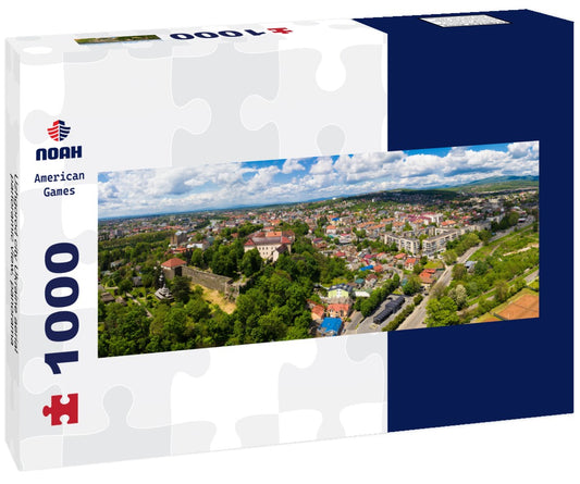 Noah Jigsaw Puzzle Uzhgorod city Ukraine aerial panoramic view, Panorama 1000 Pieces