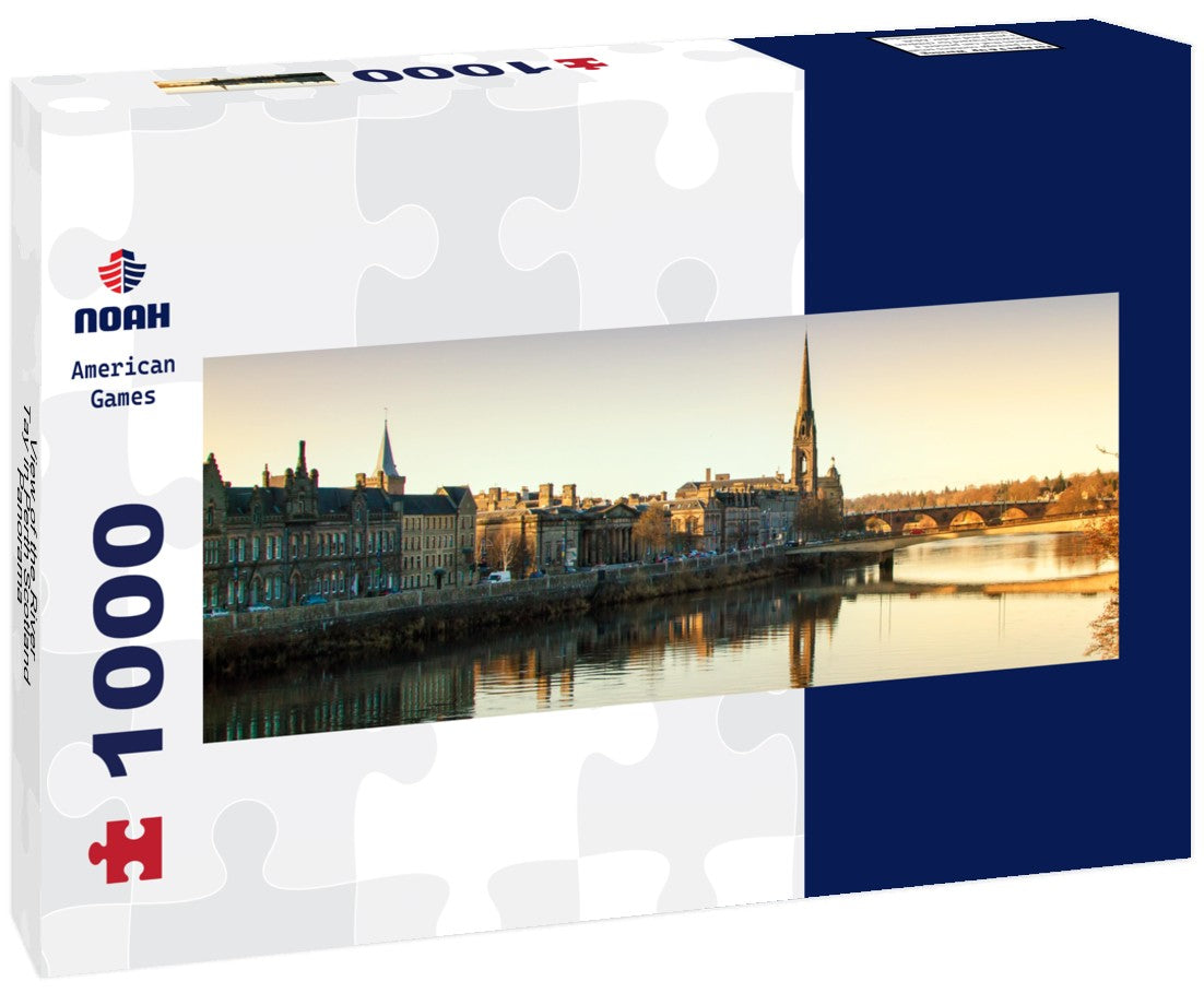 Noah Jigsaw Puzzle View of the River Tay in Perth Scotland, Panorama 1000 Pieces