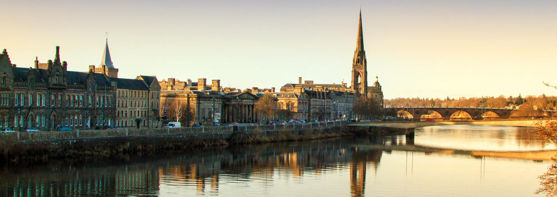Noah Jigsaw Puzzle View of the River Tay in Perth Scotland, Panorama 1000 Pieces