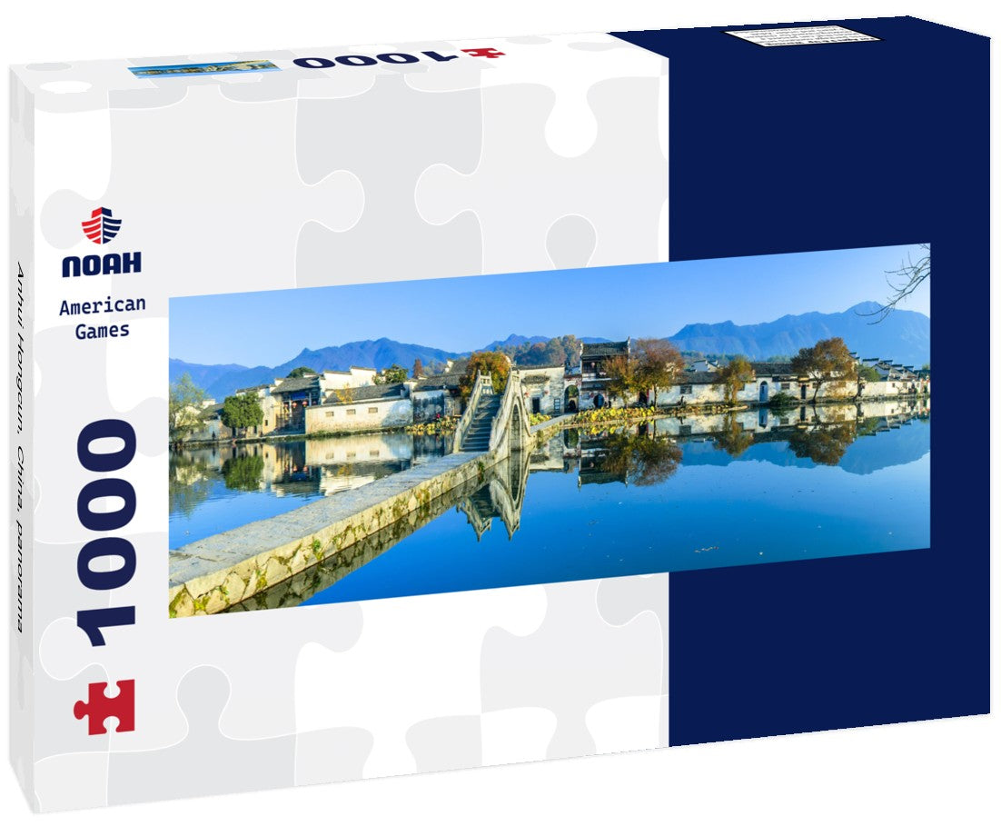 Noah Jigsaw Puzzle Anhui Hongcun, China, Panorama 1000 Pieces