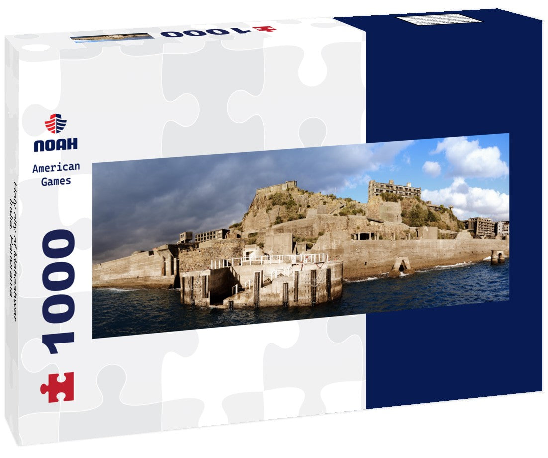 Noah Jigsaw Puzzle Holy city of Maheshwar, India, Panorama 1000 Pieces