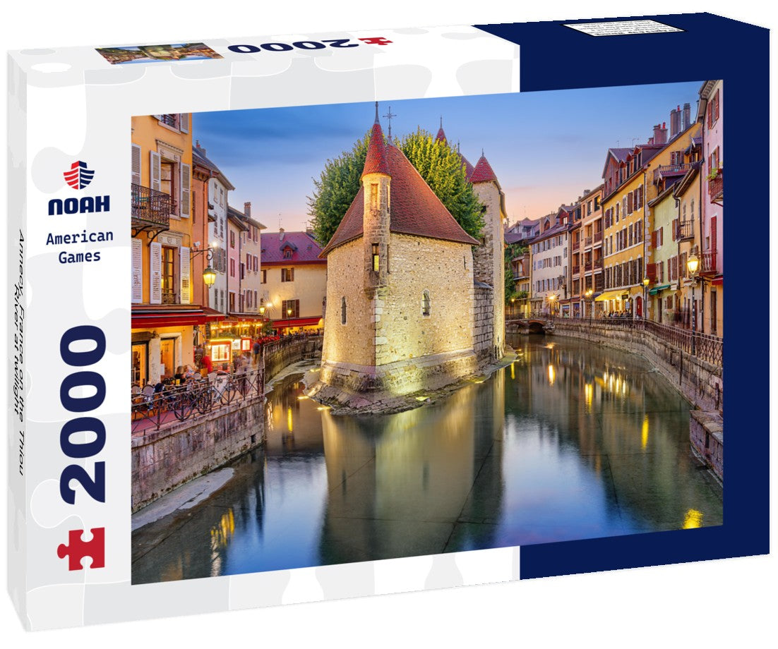 Annecy, France on the Thiou River at twilight 2000pc Puzzle