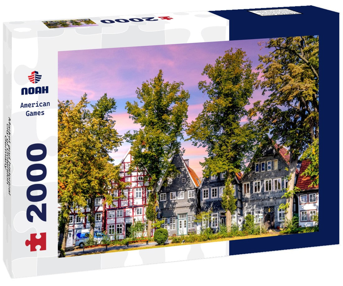 Market and historical city of Gütersloh, Germany 2000pc Puzzle