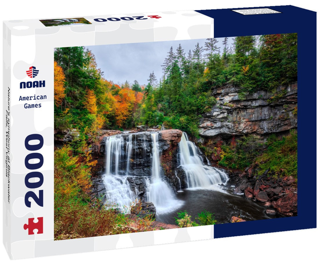 Nature's symphony at Blackwater Falls, West Virginia 2000pc Puzzle