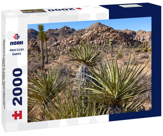 Noah Jigsaw Puzzle Branches Joshua Tree Yucca Brevifolia Mojave Desert Joshua Tree National Park California 2000 pieces