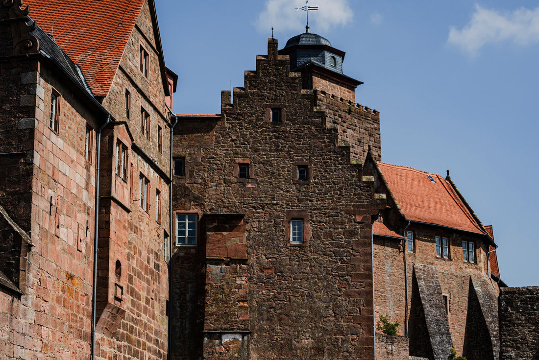 Breuberg Castle stands on the castle hill of the town of Breuberg in the Odenwald district of Hessen in Germany 2000pc Puzzle