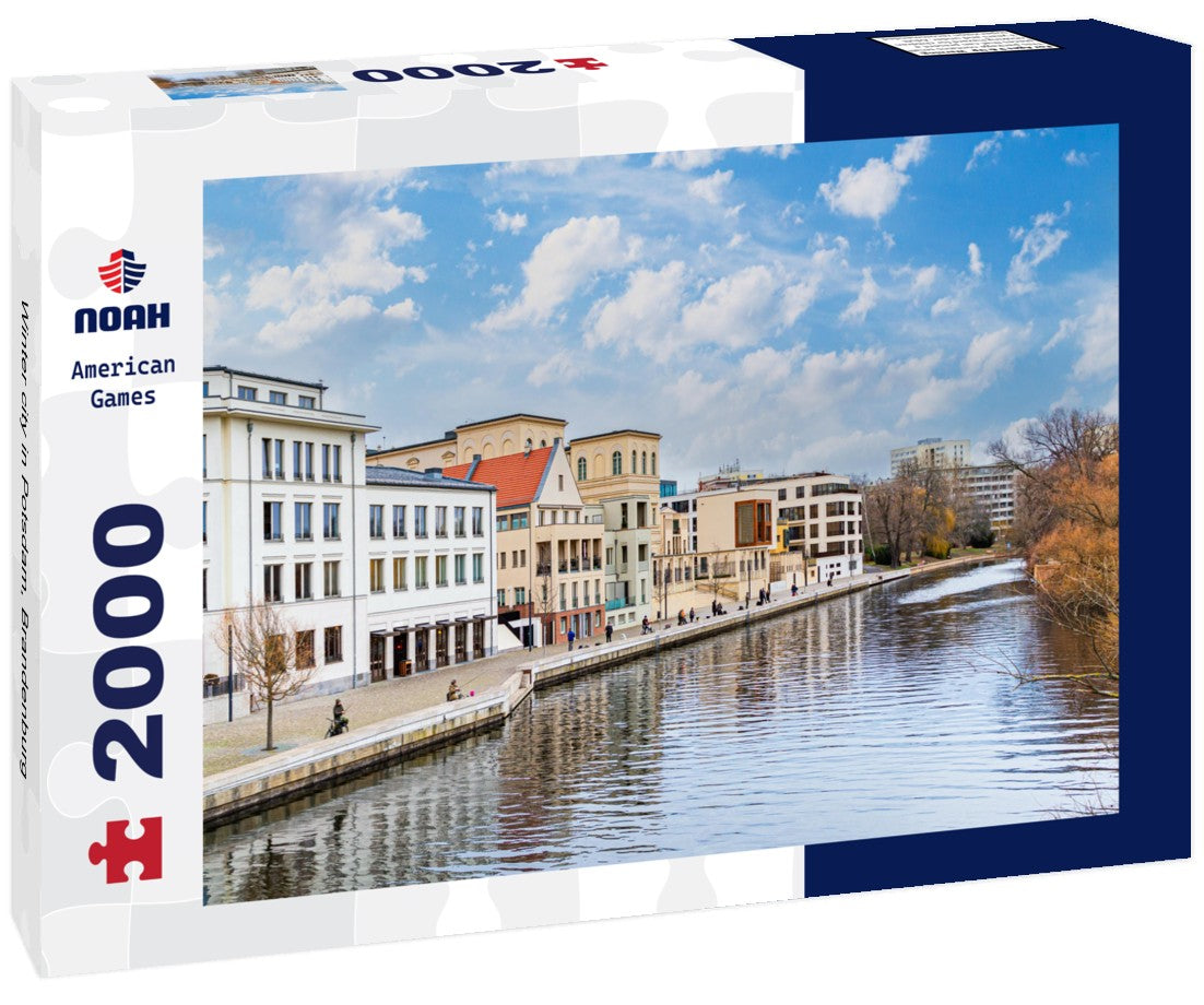 Winter city in Potsdam, Brandenburg 2000pc Puzzle