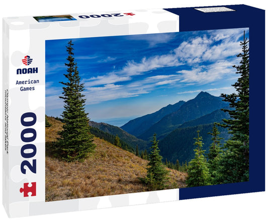 Noah Jigsaw Puzzle Olympic National Park mountains and lakes 2000 pieces