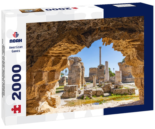 Noah Jigsaw Puzzle Baths of Antoninus, Carthage, Tunis, Tunisia. Roman ruins of the Baths of Antoninus in Carthage 2000 pieces