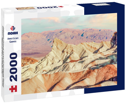 Zabriskie Point is a part of Amargosa Range located east of Death Valley in, Death Valley National Park in California 2000pc Puzzle
